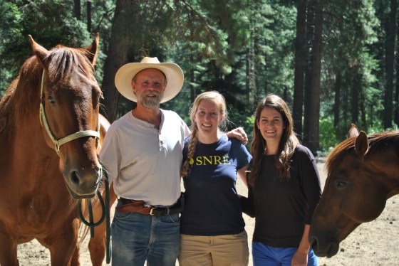 The road trippers with Ross Frank, a rancher and forest manager in Leavenworth, Washington. We met with people from many different walks of life on our road trip.