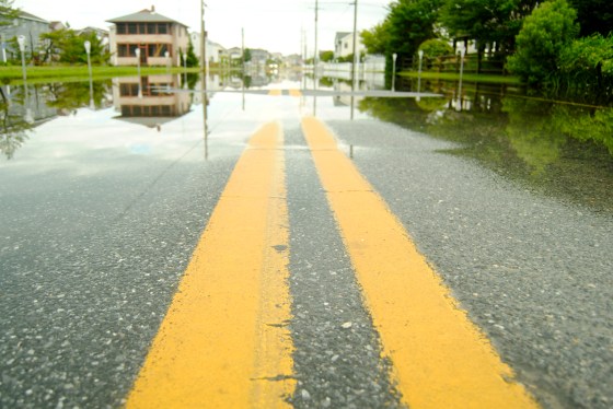 During our stay, the intersection of 5th and Pennsylvania was closed due to flooding from rainstorms.