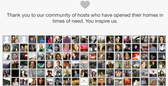 The Airbnb disaster response community. Source: www.airbnb.com/disaster-response