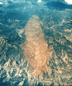 The Buffalo Creek Fire scar. Source: Denver Water, Don Kennedy