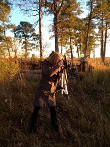 Most photos in this piece are thanks to Whitney Flanagan, Design Manager at The Conservation Fund. Here she is in action.